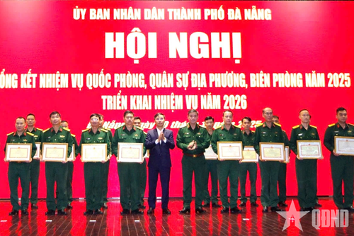Thành phố Đà Nẵng tổng kết nhiệm vụ quốc phòng, quân sự địa phương, biên phòng năm 2025