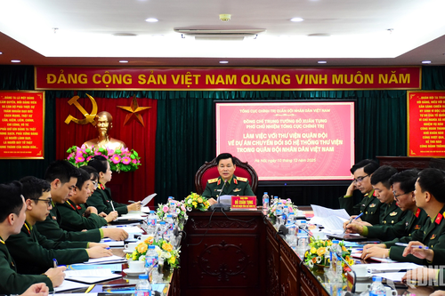Đẩy mạnh quá trình chuyển đổi số tại các thư viện, phòng đọc trong Quân đội