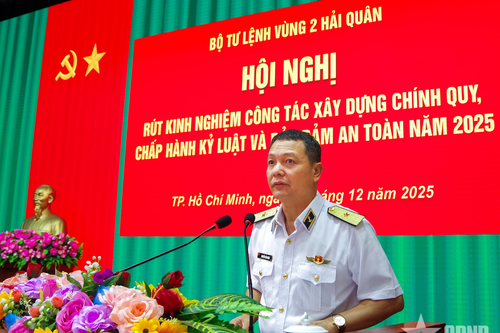 Vùng 2 Hải quân: Hội nghị cán bộ tàu và xây dựng chính quy, chấp hành kỷ luật