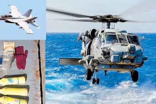 Hải quân Mỹ trục vớt 2 máy bay rơi xuống Biển Đông