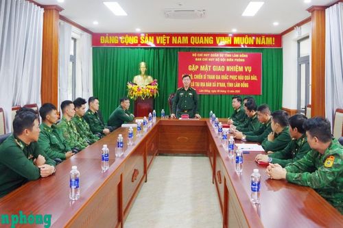 Ban Chỉ huy BĐBP tỉnh Lâm Đồng triển khai kế hoạch xây dựng, sửa chữa nhà cho nhân dân sau mưa lũ