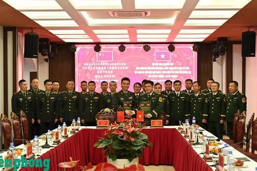 Hội đàm phối hợp quản lý, bảo vệ biên giới giữa BĐBP tỉnh Quảng Ninh và BĐBP Địa khu Quảng Tây, Trung Quốc