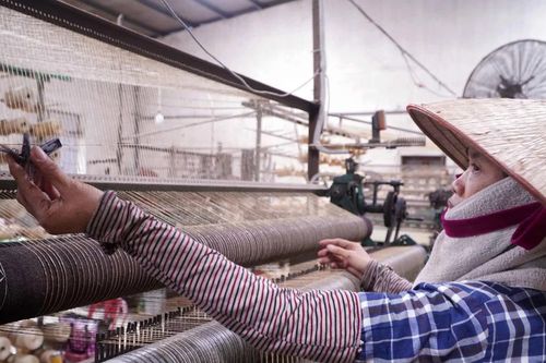 Kiên trì giữ nghề chiếu cói truyền thống ở Hưng Yên