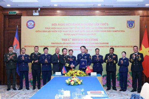 Tăng cường hợp tác giữa Cảnh sát biển Việt Nam và Ủy ban Quốc gia an ninh hàng hải Campuchia