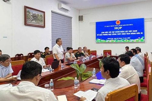 Tập trung giải phóng mặt bằng dự án Thủy điện tích năng Bác Ái