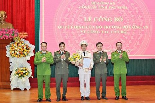 Đại tá Nguyễn Quốc Vương giữ chức Phó Giám đốc Công an tỉnh Bắc Ninh