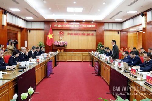 Cục Hải quan làm việc tại tỉnh về phối hợp thực hiện Đề án thí điểm xây dựng cửa khẩu thông minh