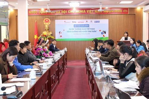 Khởi động Dự án 'Không gian thể thao tăng cường sức khỏe tâm thần'