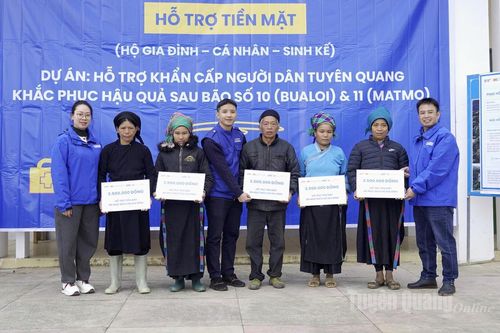 Hơn 500 triệu đồng hỗ trợ người dân xã Xín Mần khắc phục hậu quả thiên tai