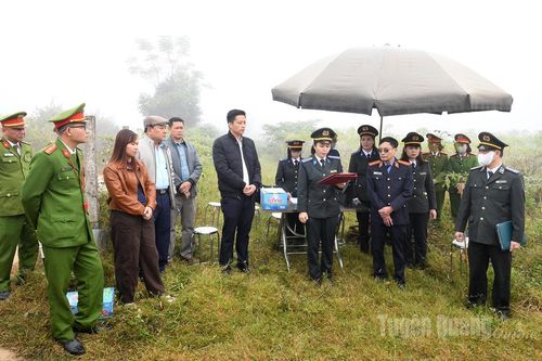 Cưỡng chế chuyển giao quyền sử dụng đất cho Công ty cổ phần chè Mỹ Lâm