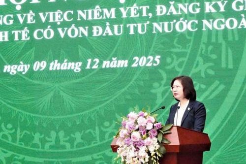 Hội nghị phổ biến một số nội dung về niêm yết, đăng ký giao dịch của tổ chức kinh tế có vốn đầu tư nước ngoài