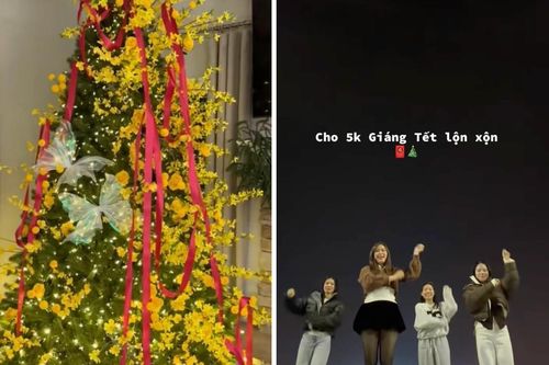 Hài hước trào lưu 'Giáng Xuân' trộn Noel với Tết, dân mạng xem là cười