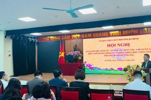 Phường Ba Đình phấn đấu thu hơn 2.177 tỷ đồng ngân sách năm 2026