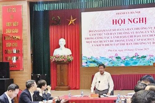 Phó Chủ tịch Thường trực UBND thành phố Hà Nội Dương Đức Tuấn:Phú Cát tập trung tháo gỡ điểm nghẽn, tạo sức bật mới