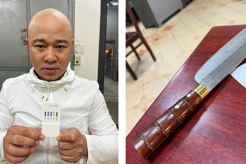 Bắt giữ đối tượng phê ma túy vác dao đuổi đánh công an