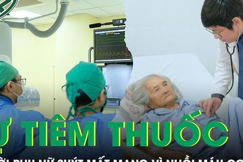 Tự tiêm thuốc tại nhà, người phụ nữ suýt mất mạng vì nhồi máu cơ tim