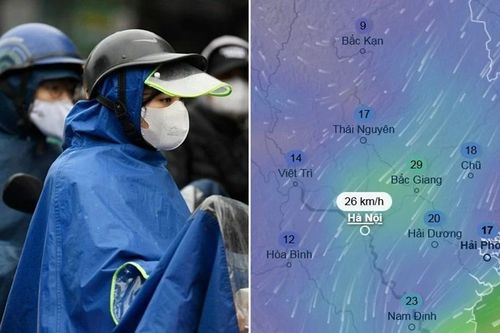 Hà Nội sẽ có gió Đông Bắc cấp mấy do không khí lạnh, liệu có mưa to gió lớn?