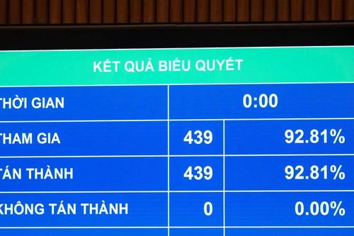 Quốc hội thông qua Nghị quyết về việc giám sát chuyên đề và chất vấn