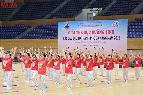 Khai mạc Giải thể dục dưỡng sinh các câu lạc bộ TP Đà Nẵng năm 2025