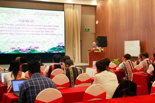 Tập huấn công tác văn hóa, gia đình, thể thao và du lịch tại Gia Lai