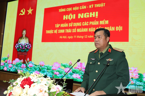 Nâng cao khả năng sử dụng các phần mềm thuộc hệ sinh thái số ngành Hậu cần Quân đội