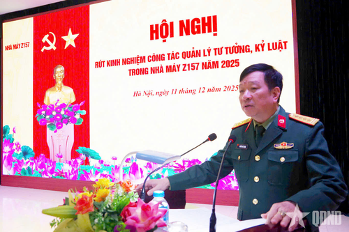 Nhà máy Z157 rút kinh nghiệm công tác quản lý tư tưởng, kỷ luật
