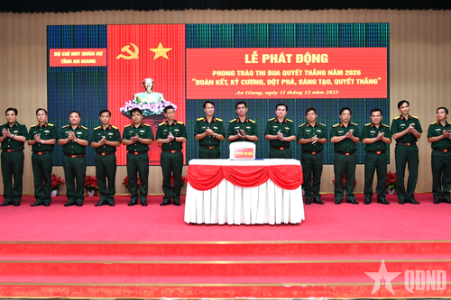 Bộ CHQS tỉnh An Giang: Đoàn kết, kỷ cương, đột phá, sáng tạo, quyết thắng