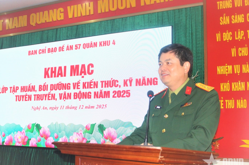 Quân khu 4: Tập huấn kiến thức, kỹ năng tuyên truyền, vận động đồng bào dân tộc thiểu số