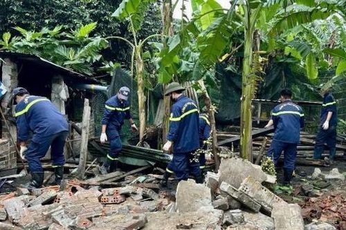 'Chiến dịch Quang Trung' khẩn trương hoàn thành 2 nhà tại thôn Phước Lâm và Lập Thuận, xã Hà Nha