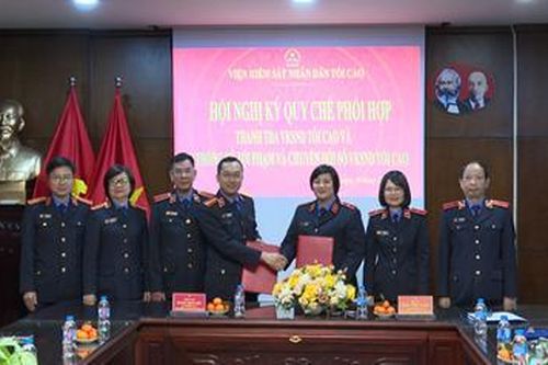 Ký Quy chế phối hợp giữa Thanh tra và Cục 2, VKSND tối cao