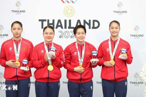 Liên tiếp giành HCV, Việt Nam lên top 2 bảng tổng sắp huy chương SEA Games 33