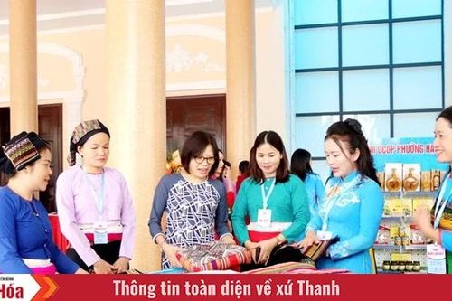 Trưng bày, kết nối tiêu thụ sản phẩm tiêu biểu tại Đại hội đại biểu phụ nữ tỉnh Thanh Hóa lần thứ XIX