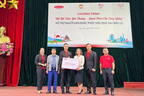 Dai-ichi Life Việt Nam chung tay hỗ trợ người dân Lạng Sơn
