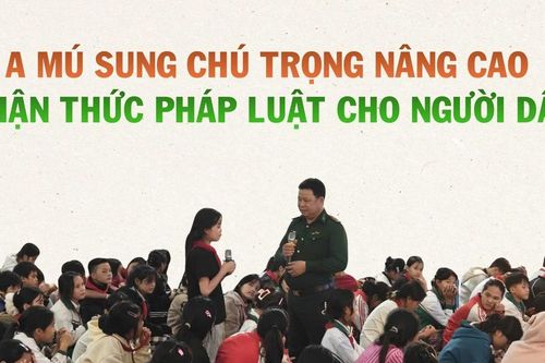 A Mú Sung chú trọng nâng cao nhận thức pháp luật cho người dân