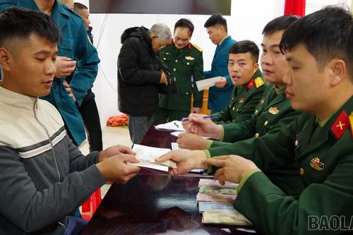 Ban Chỉ huy Phòng thủ khu vực 4 - Nghĩa Lộ tổ chức sinh hoạt và chi trả phụ cấp trách nhiệm cho các đối tượng