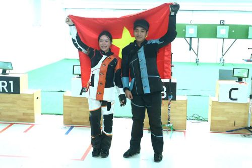Bắn súng Việt Nam giành HCV đầu tiên tại SEA Games 33