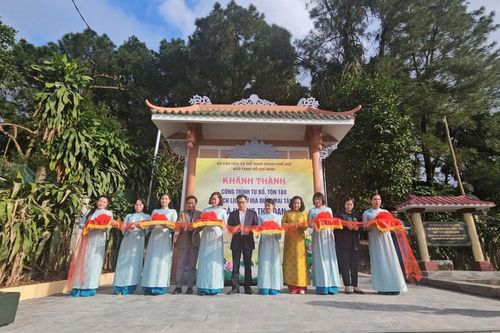 Hoàn thành tu bổ, tôn tạo Di tích địa điểm mai táng bà Hoàng Thị Loan