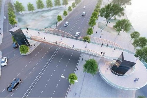 Sẽ xây hai cầu đi bộ nối đường Nguyễn Huệ sang Bến Bạch Đằng