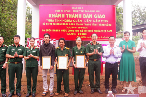 Đoàn Kinh tế - Quốc phòng 778 (Quân khu 7): Những mái nhà nghĩa tình ở vùng biên giới Đồng Nai