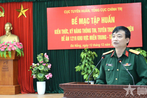 Cục Tuyên huấn bế mạc tập huấn Đề án 1219 khu vực miền Trung-Tây Nguyên