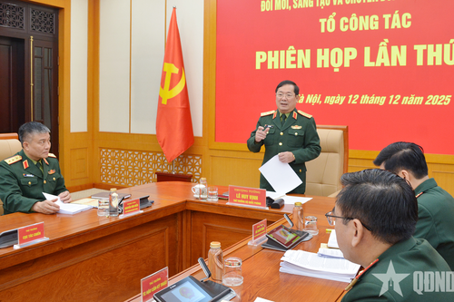 Thượng tướng Lê Huy Vịnh chủ trì họp Tổ công tác 3488