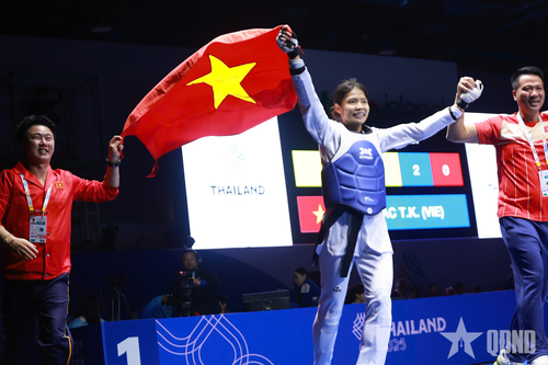 SEA Games 33 chiều 12-12: Karate và taekwondo liên tiếp giành vàng