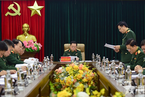 Đại tướng Nguyễn Trọng Nghĩa chủ trì Hội nghị Ban Chủ nhiệm Tổng cục Chính trị