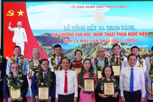 14 tác phẩm đạt giải thưởng văn học, nghệ thuật Phan Ngọc Hiển lần thứ V