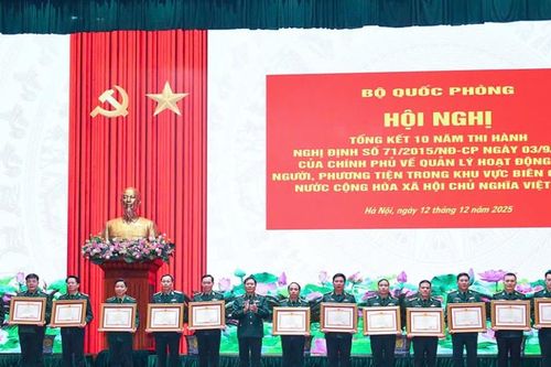 Bộ Quốc phòng tổng kết thực hiện Nghị định về quản lý người, phương tiện khu vực biên giới biển