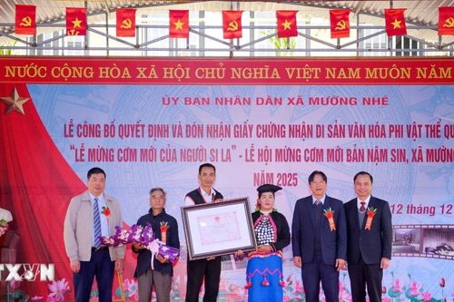 Lễ mừng cơm mới của người Si La là Di sản Văn hóa Phi vật thể Quốc gia