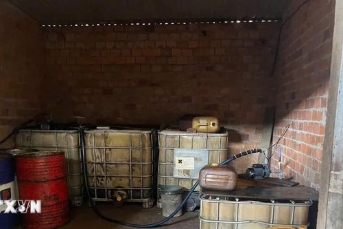Quảng Ngãi: Tạm giữ hơn 3.000 lít dầu DO không rõ nguồn gốc