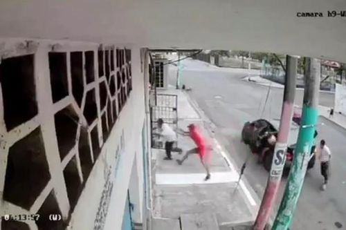 Người đàn ông bị bắt cóc trước cửa nhà, 2 chú chó lao tới giải cứu