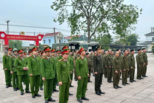 Công an xã An Nông ra quân tấn công, trấn áp tội phạm, bảo đảm ANTT