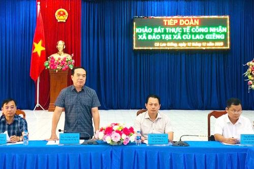 Sở Nội vụ tỉnh An Giang khảo sát thực tế tại xã Cù Lao Giêng